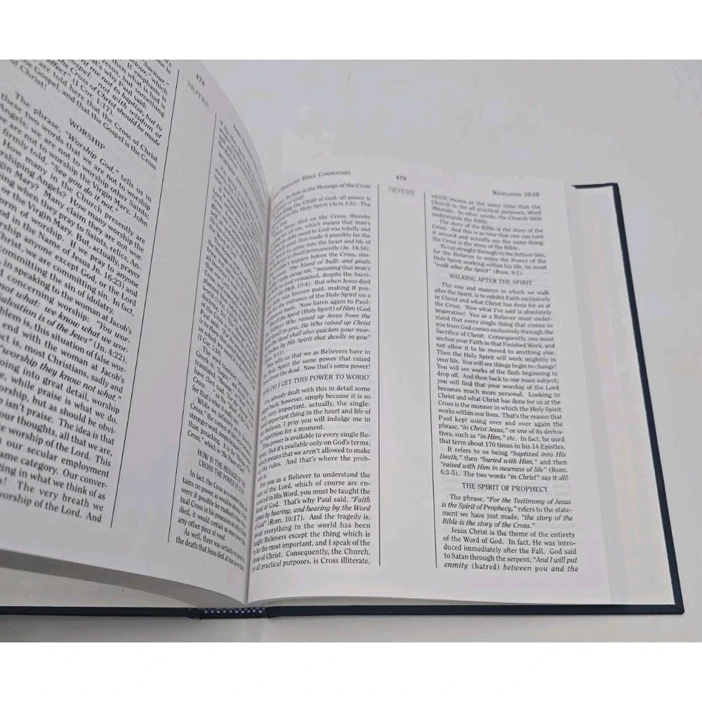 Jimmy Swaggart Bible Commentary Revelation Hardcover Christian Bible Study Book
